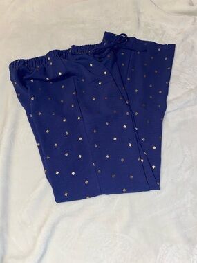 Messini Women’s Pants with Metallic Gold 14” Waist Inseam 29”